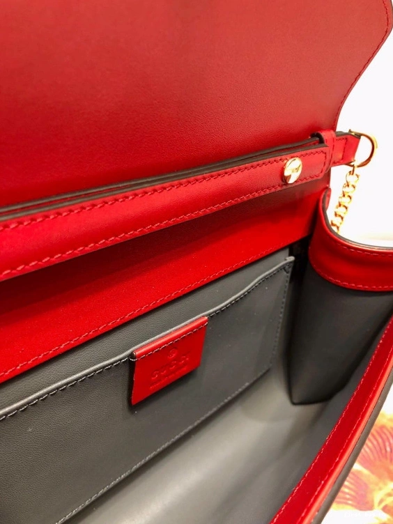 Firstbag ru smooth bag Gucci shoulder leather Zumi small 0715